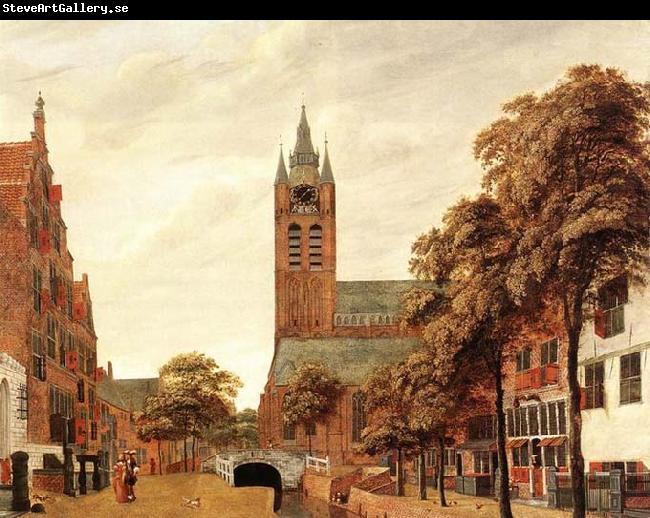 HEYDEN, Jan van der View of Delft